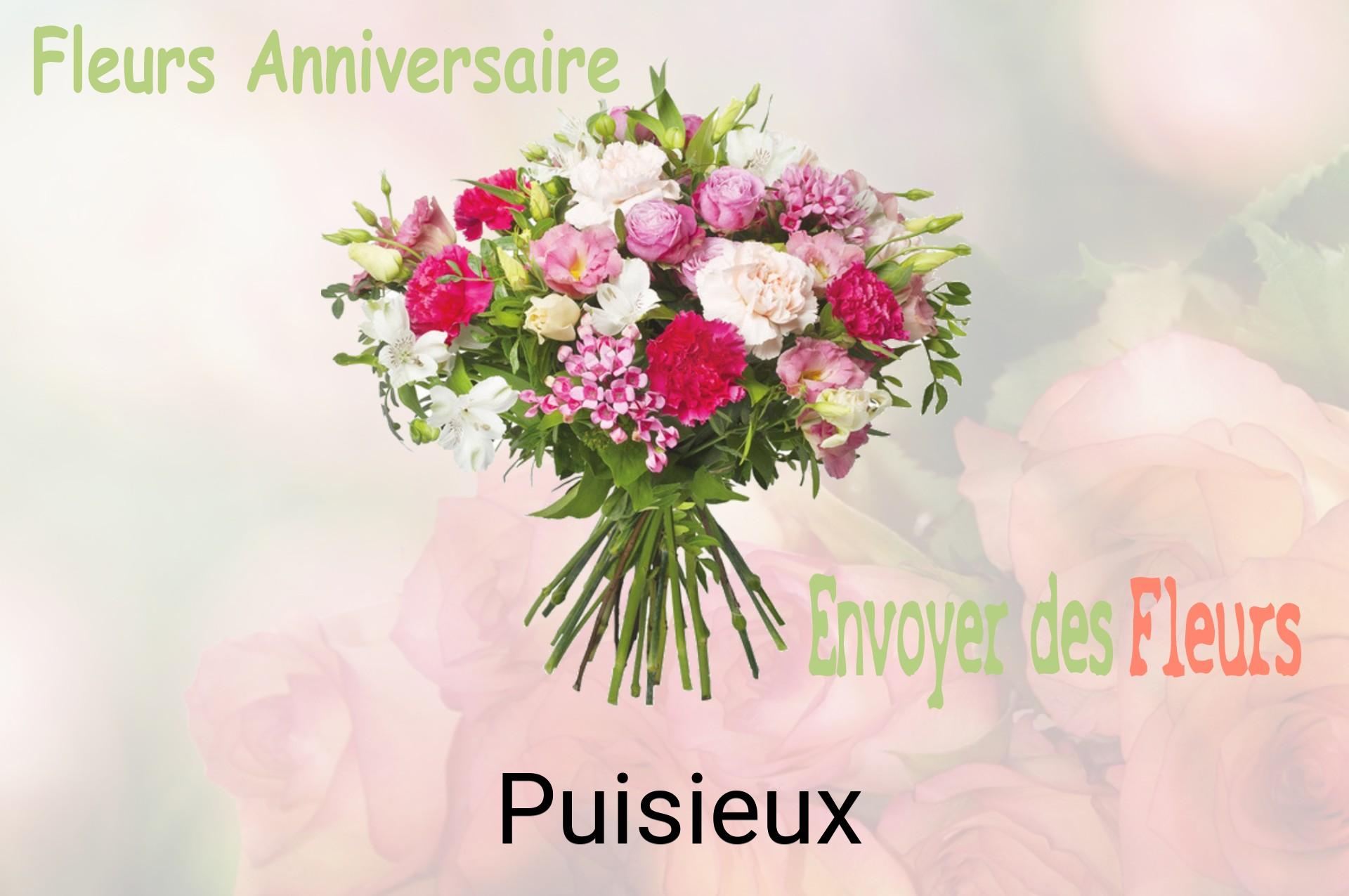 Bouquet de fleurs d’anniversaire livré à Puisieux